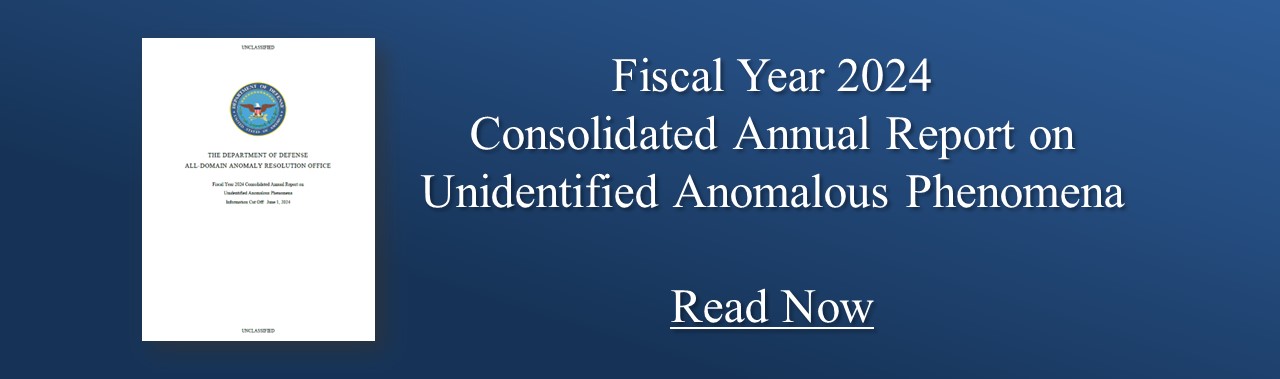 FY24 DoD UAP Annual Report Banner