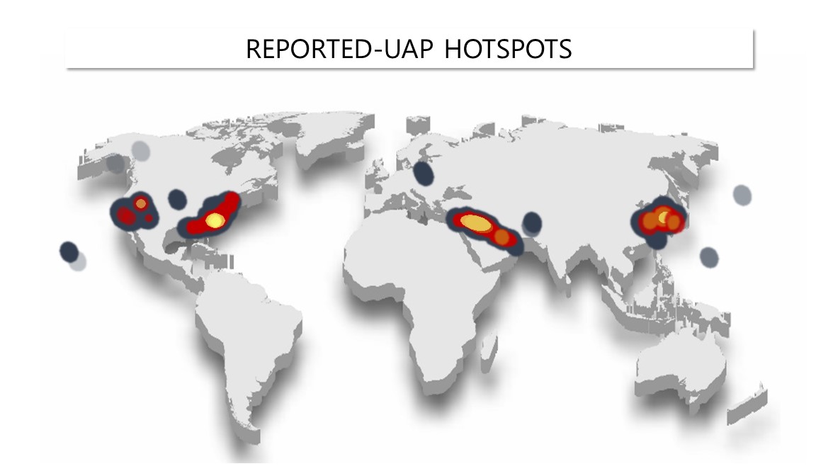 UAP Reporting Trends As Of 20Nov23 HOTSPOTS